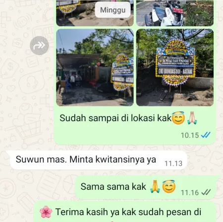 Pengiriman Papan Bunga Duka Tempellemahbang Jepon